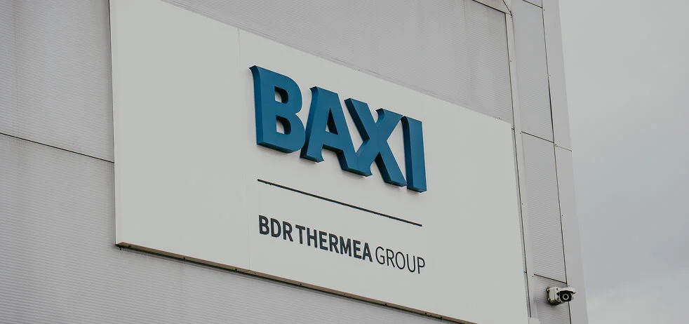 Baxi Boilers | Heat4orce Baxi factory exterior with BAXI signage