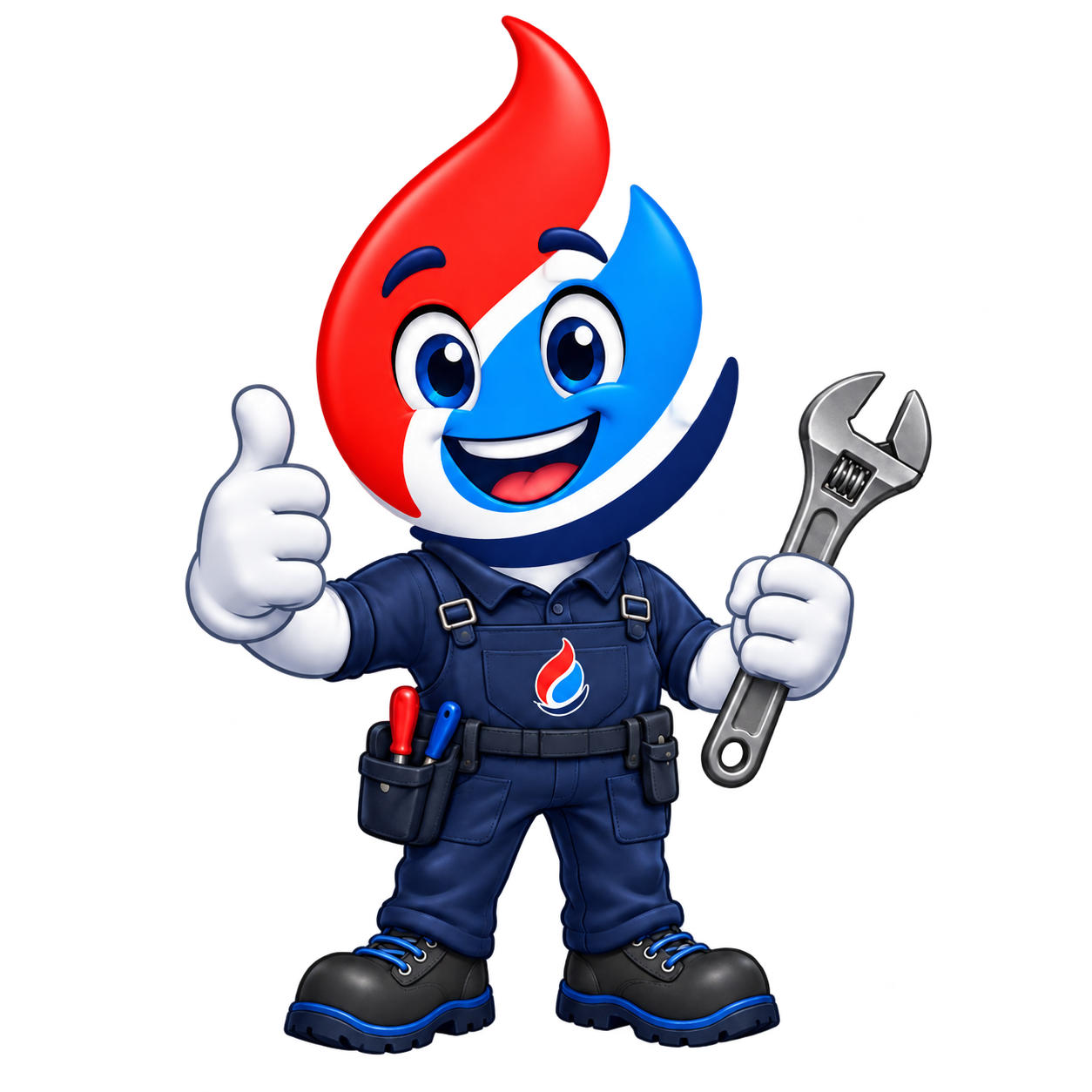 Blackpool, Wyre & Fylde | Heat4orce Blaze, the Heat4orce heating character