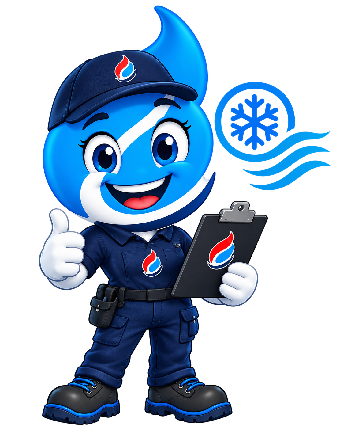 Blackpool, Wyre & Fylde | Heat4orce Breeze, the Heat4orce air conditioning character